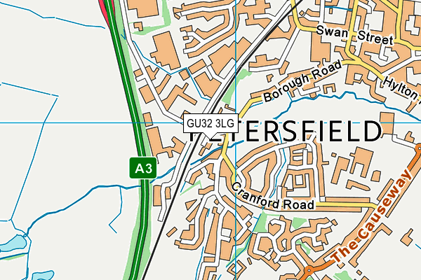 GU32 3LG map - OS VectorMap District (Ordnance Survey) GU32 3LG map - OS VectorMap District (Ordnance Survey)