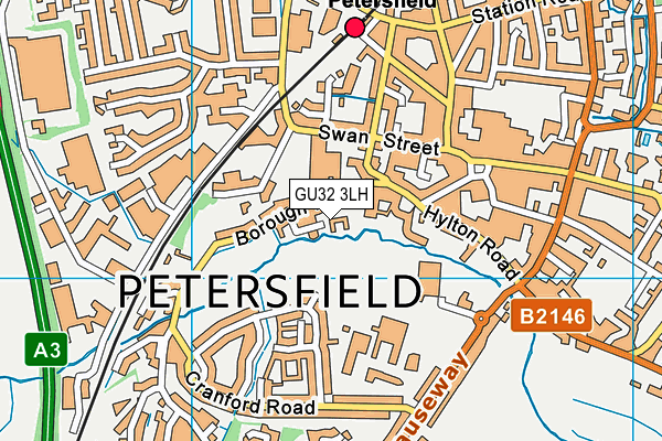 GU32 3LH map - OS VectorMap District (Ordnance Survey) GU32 3LH map - OS VectorMap District (Ordnance Survey)