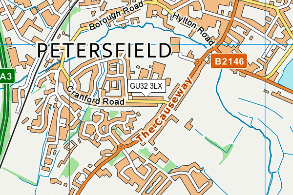 GU32 3LX map - OS VectorMap District (Ordnance Survey) GU32 3LX map - OS VectorMap District (Ordnance Survey)