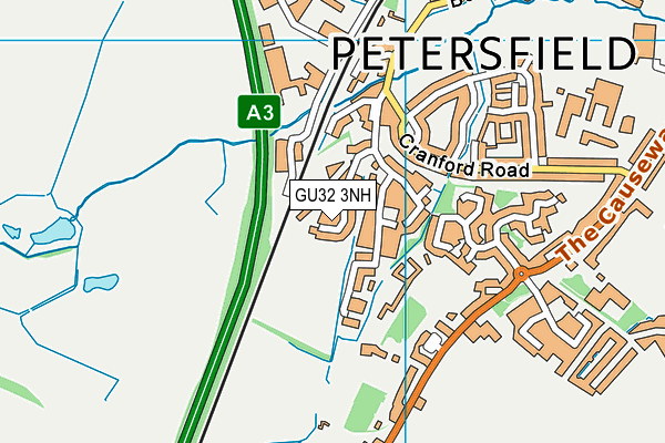 GU32 3NH map - OS VectorMap District (Ordnance Survey)