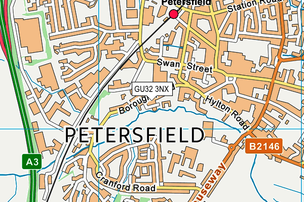 GU32 3NX map - OS VectorMap District (Ordnance Survey) GU32 3NX map - OS VectorMap District (Ordnance Survey)