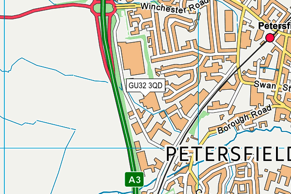 GU32 3QD map - OS VectorMap District (Ordnance Survey) GU32 3QD map - OS VectorMap District (Ordnance Survey)