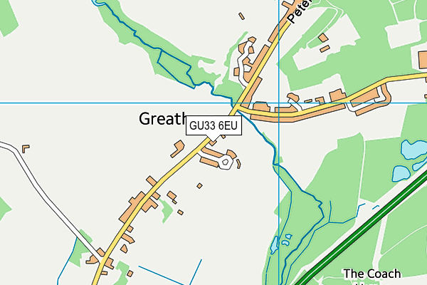 GU33 6EU map - OS VectorMap District (Ordnance Survey) GU33 6EU map - OS VectorMap District (Ordnance Survey)