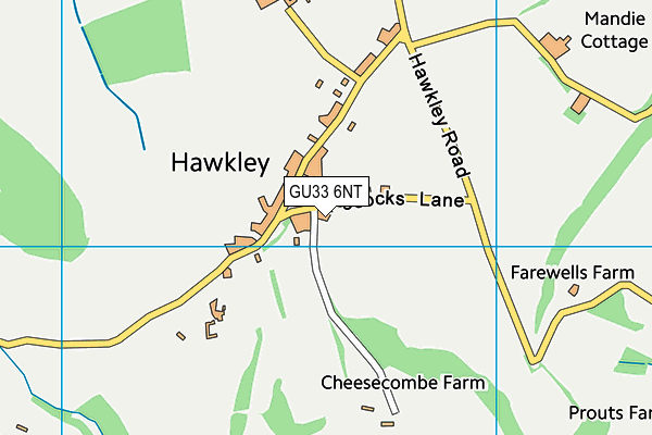 GU33 6NT map - OS VectorMap District (Ordnance Survey) GU33 6NT map - OS VectorMap District (Ordnance Survey)