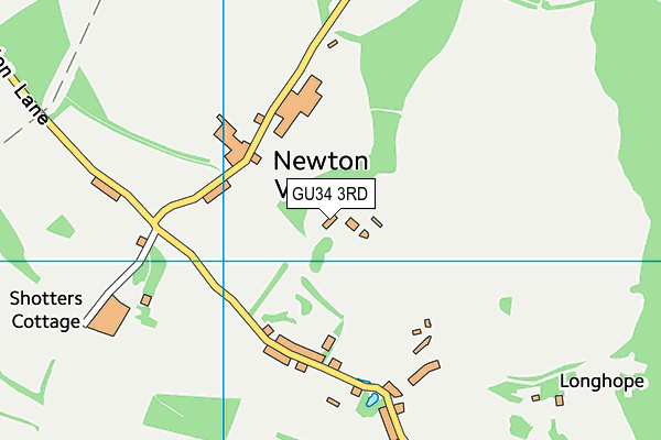 GU34 3RD map - OS VectorMap District (Ordnance Survey) GU34 3RD map - OS VectorMap District (Ordnance Survey)