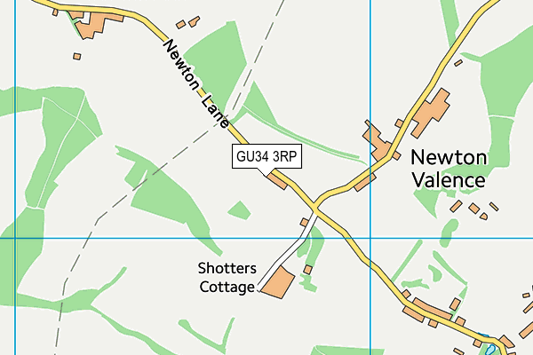 GU34 3RP map - OS VectorMap District (Ordnance Survey) GU34 3RP map - OS VectorMap District (Ordnance Survey)