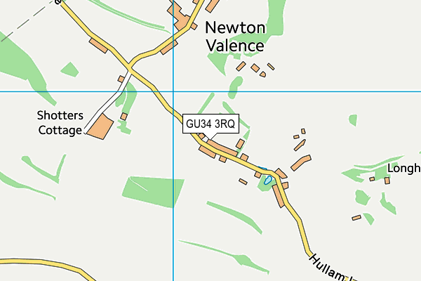 GU34 3RQ map - OS VectorMap District (Ordnance Survey) GU34 3RQ map - OS VectorMap District (Ordnance Survey)