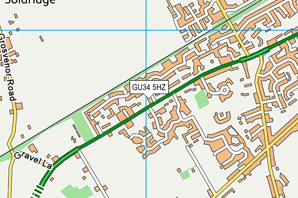 GU34 5HZ map - OS VectorMap District (Ordnance Survey) GU34 5HZ map - OS VectorMap District (Ordnance Survey)