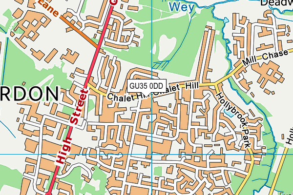 GU35 0DD map - OS VectorMap District (Ordnance Survey) GU35 0DD map - OS VectorMap District (Ordnance Survey)