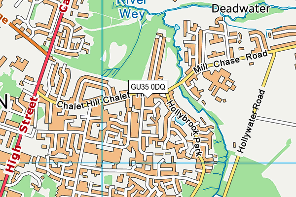 GU35 0DQ map - OS VectorMap District (Ordnance Survey) GU35 0DQ map - OS VectorMap District (Ordnance Survey)