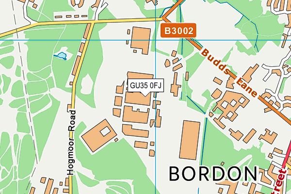 GU35 0FJ map - OS VectorMap District (Ordnance Survey) GU35 0FJ map - OS VectorMap District (Ordnance Survey)