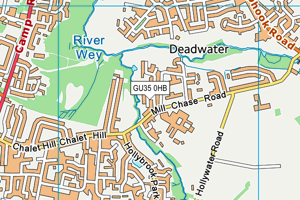 GU35 0HB map - OS VectorMap District (Ordnance Survey) GU35 0HB map - OS VectorMap District (Ordnance Survey)