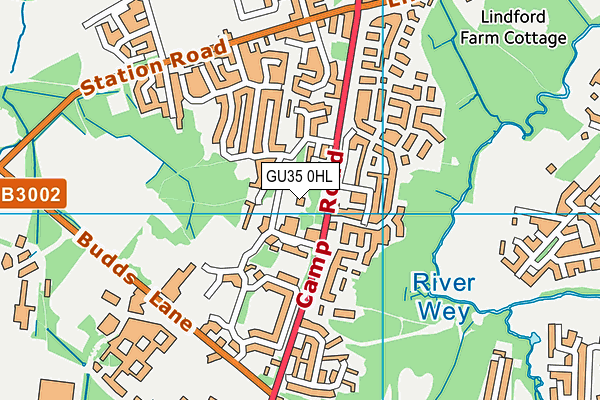 GU35 0HL map - OS VectorMap District (Ordnance Survey) GU35 0HL map - OS VectorMap District (Ordnance Survey)