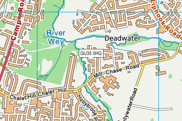 GU35 0HQ map - OS VectorMap District (Ordnance Survey)