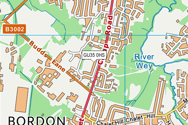 GU35 0HS map - OS VectorMap District (Ordnance Survey) GU35 0HS map - OS VectorMap District (Ordnance Survey)