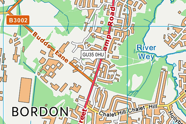 GU35 0HU map - OS VectorMap District (Ordnance Survey) GU35 0HU map - OS VectorMap District (Ordnance Survey)