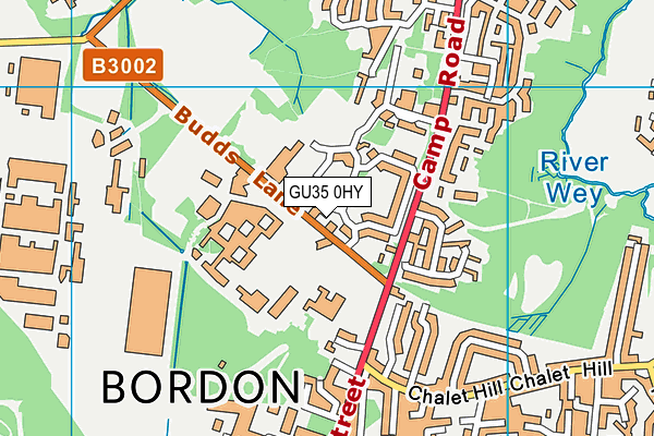 GU35 0HY map - OS VectorMap District (Ordnance Survey) GU35 0HY map - OS VectorMap District (Ordnance Survey)