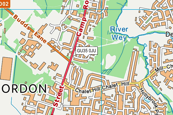 GU35 0JU map - OS VectorMap District (Ordnance Survey) GU35 0JU map - OS VectorMap District (Ordnance Survey)