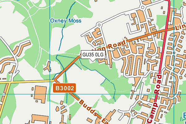 GU35 0LG map - OS VectorMap District (Ordnance Survey) GU35 0LG map - OS VectorMap District (Ordnance Survey)
