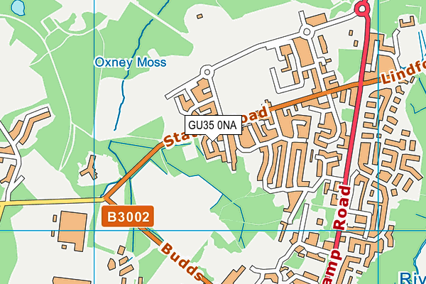 GU35 0NA map - OS VectorMap District (Ordnance Survey) GU35 0NA map - OS VectorMap District (Ordnance Survey)