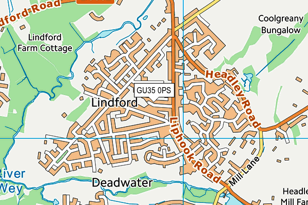 GU35 0PS map - OS VectorMap District (Ordnance Survey) GU35 0PS map - OS VectorMap District (Ordnance Survey)