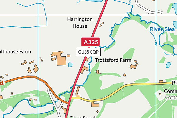 GU35 0QP map - OS VectorMap District (Ordnance Survey) GU35 0QP map - OS VectorMap District (Ordnance Survey)