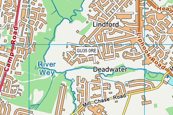 GU35 0RE map - OS VectorMap District (Ordnance Survey) GU35 0RE map - OS VectorMap District (Ordnance Survey)