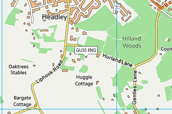 GU35 8NQ map - OS VectorMap District (Ordnance Survey) GU35 8NQ map - OS VectorMap District (Ordnance Survey)