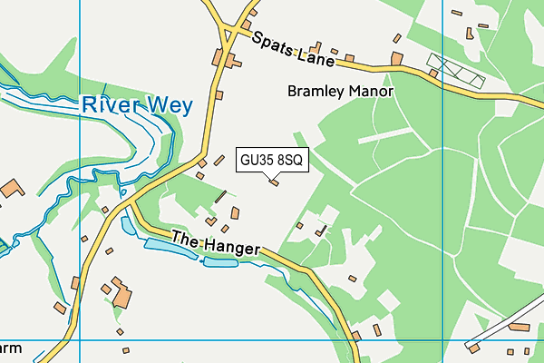 GU35 8SQ map - OS VectorMap District (Ordnance Survey) GU35 8SQ map - OS VectorMap District (Ordnance Survey)
