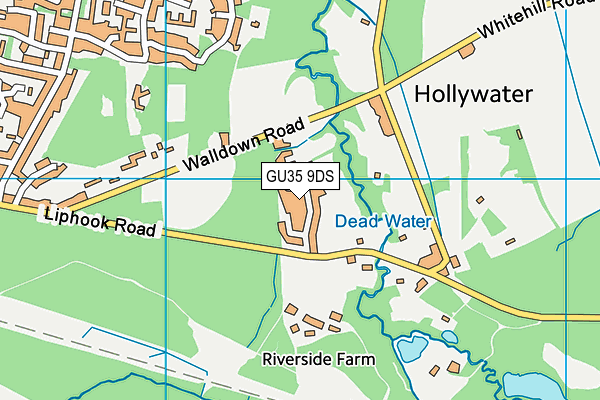 GU35 9DS map - OS VectorMap District (Ordnance Survey) GU35 9DS map - OS VectorMap District (Ordnance Survey)