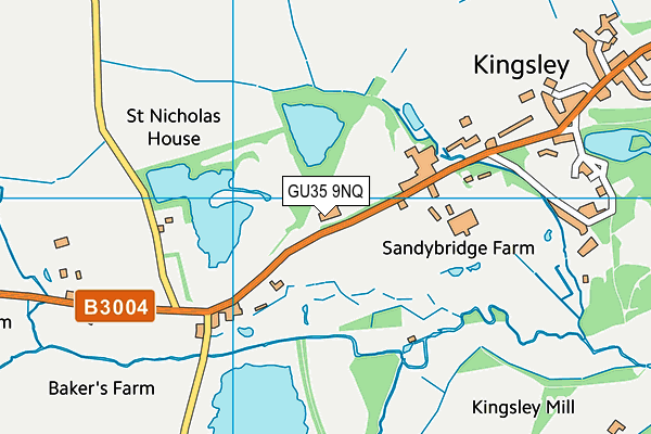 GU35 9NQ map - OS VectorMap District (Ordnance Survey) GU35 9NQ map - OS VectorMap District (Ordnance Survey)