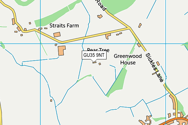 GU35 9NT map - OS VectorMap District (Ordnance Survey) GU35 9NT map - OS VectorMap District (Ordnance Survey)
