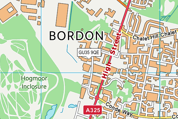GU35 9QE map - OS VectorMap District (Ordnance Survey) GU35 9QE map - OS VectorMap District (Ordnance Survey)
