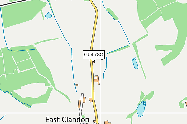 GU4 7SG map - OS VectorMap District (Ordnance Survey) GU4 7SG map - OS VectorMap District (Ordnance Survey)