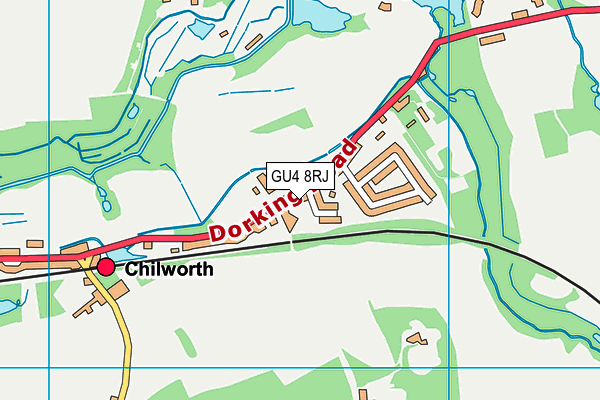 GU4 8RJ map - OS VectorMap District (Ordnance Survey) GU4 8RJ map - OS VectorMap District (Ordnance Survey)