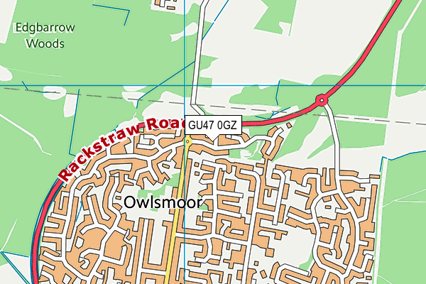 GU47 0GZ map - OS VectorMap District (Ordnance Survey) GU47 0GZ map - OS VectorMap District (Ordnance Survey)