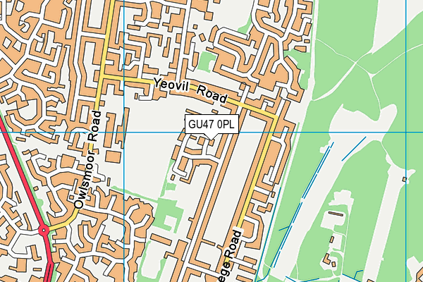 GU47 0PL map - OS VectorMap District (Ordnance Survey) GU47 0PL map - OS VectorMap District (Ordnance Survey)