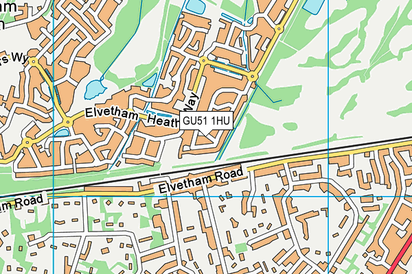 GU51 1HU map - OS VectorMap District (Ordnance Survey) GU51 1HU map - OS VectorMap District (Ordnance Survey)