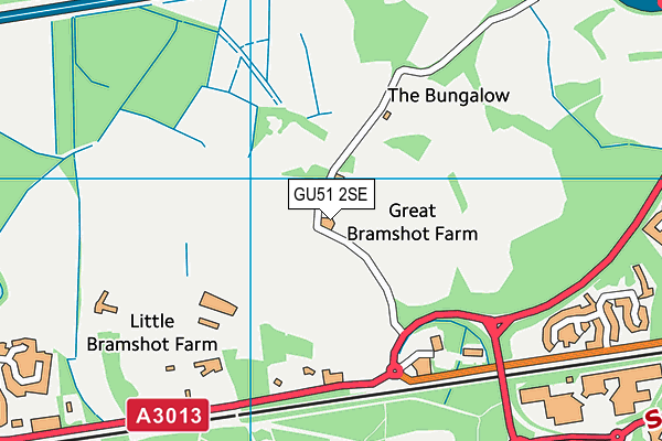 GU51 2SE map - OS VectorMap District (Ordnance Survey) GU51 2SE map - OS VectorMap District (Ordnance Survey)
