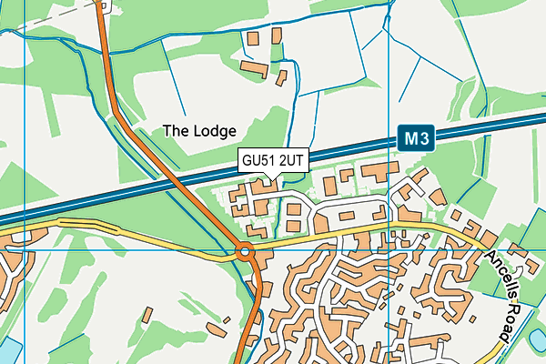 GU51 2UT map - OS VectorMap District (Ordnance Survey) GU51 2UT map - OS VectorMap District (Ordnance Survey)