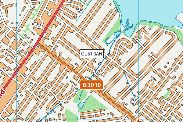GU51 3AH map - OS VectorMap District (Ordnance Survey) GU51 3AH map - OS VectorMap District (Ordnance Survey)