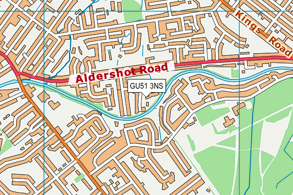 GU51 3NS map - OS VectorMap District (Ordnance Survey) GU51 3NS map - OS VectorMap District (Ordnance Survey)