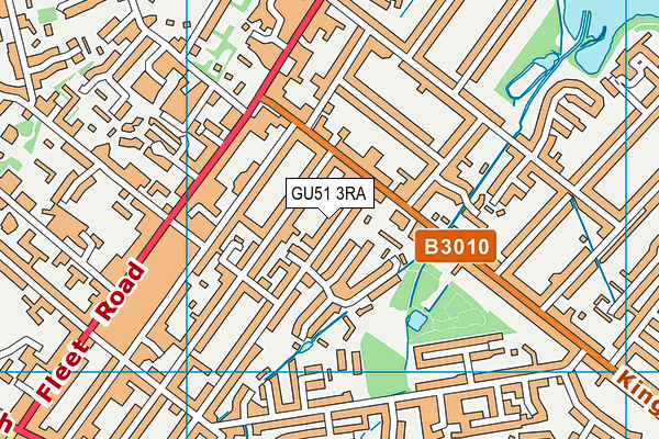 GU51 3RA map - OS VectorMap District (Ordnance Survey) GU51 3RA map - OS VectorMap District (Ordnance Survey)