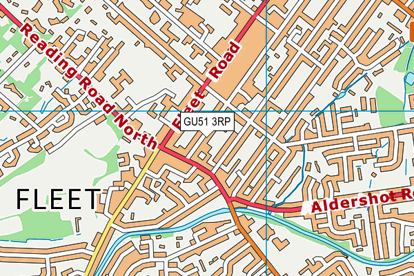 GU51 3RP map - OS VectorMap District (Ordnance Survey) GU51 3RP map - OS VectorMap District (Ordnance Survey)