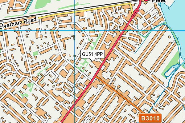 GU51 4PP map - OS VectorMap District (Ordnance Survey) GU51 4PP map - OS VectorMap District (Ordnance Survey)