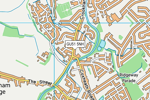 GU51 5NH map - OS VectorMap District (Ordnance Survey) GU51 5NH map - OS VectorMap District (Ordnance Survey)