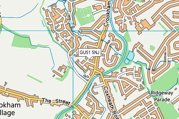 GU51 5NJ map - OS VectorMap District (Ordnance Survey) GU51 5NJ map - OS VectorMap District (Ordnance Survey)