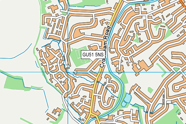 GU51 5NS map - OS VectorMap District (Ordnance Survey) GU51 5NS map - OS VectorMap District (Ordnance Survey)