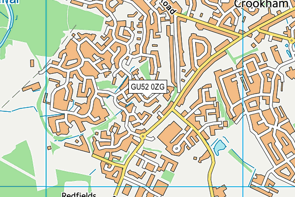 GU52 0ZG map - OS VectorMap District (Ordnance Survey) GU52 0ZG map - OS VectorMap District (Ordnance Survey)