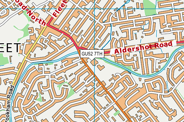 GU52 7TH map - OS VectorMap District (Ordnance Survey) GU52 7TH map - OS VectorMap District (Ordnance Survey)